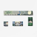 4 in 1 Spacebar Cherry Profile Replacement Keycap Kit PBT Dye-subbed for Mechanical Gaming Keyboard Totoro / Sunset / Bear